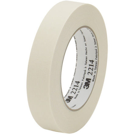 1 <span class='fraction'>1/2</span>" x 60 yds. (12 Pack) 3M Paper Masking Tape 2214